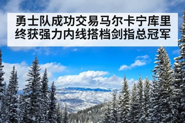 勇士队成功交易马尔卡宁库里终获强力内线搭档剑指总冠军